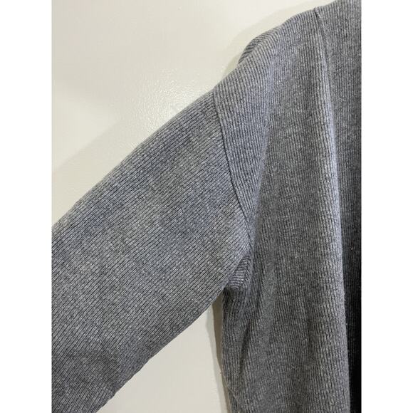 Scandi Minimalist Angora Cashmere Blend Duster Cardigan XL Quiet Luxury Preppy - Picture 5 of 13
